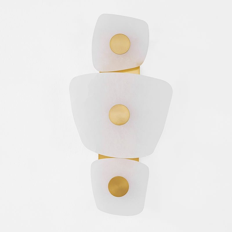 Vavenarae Asymmetric Alabaster Wall Light - Letslighting