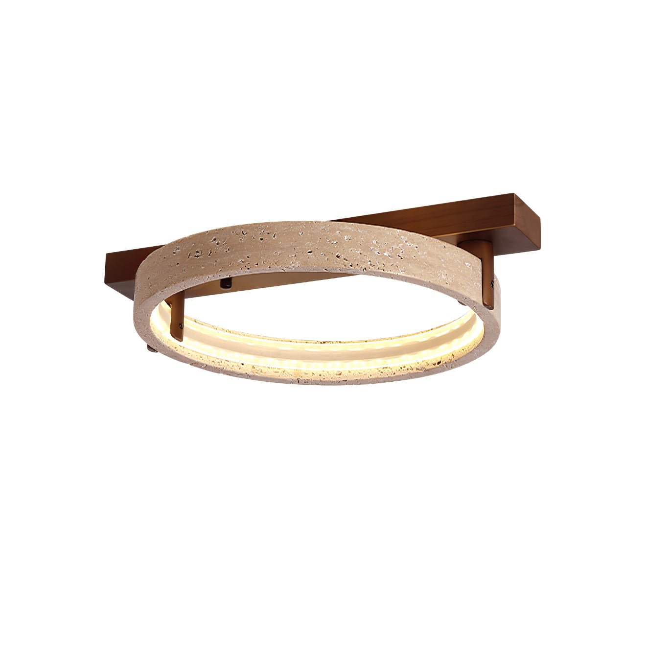 Ivlaeyra Ringed Travertine Wall Light - Letslighting
