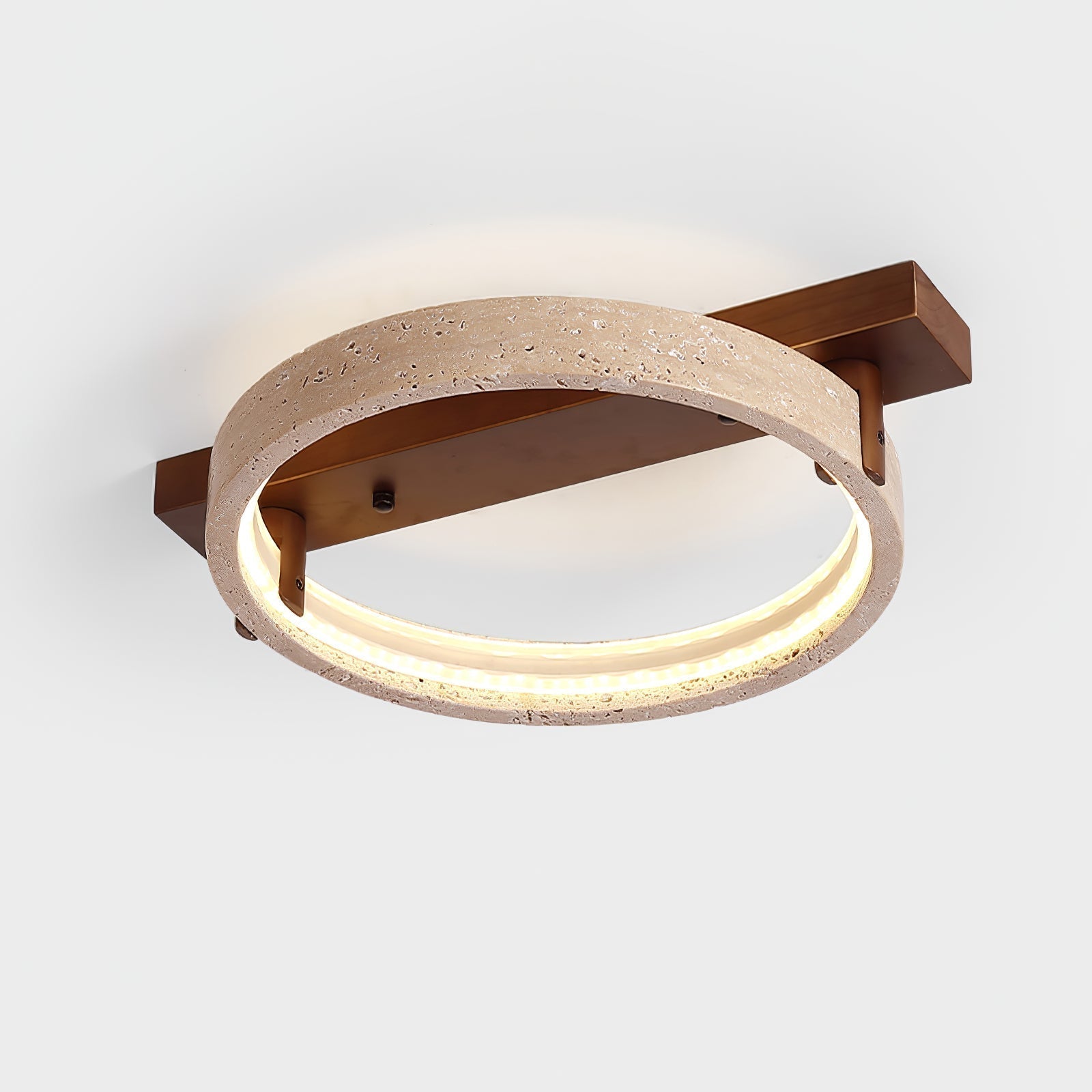 Ivlaeyra Ringed Travertine Wall Light - Letslighting