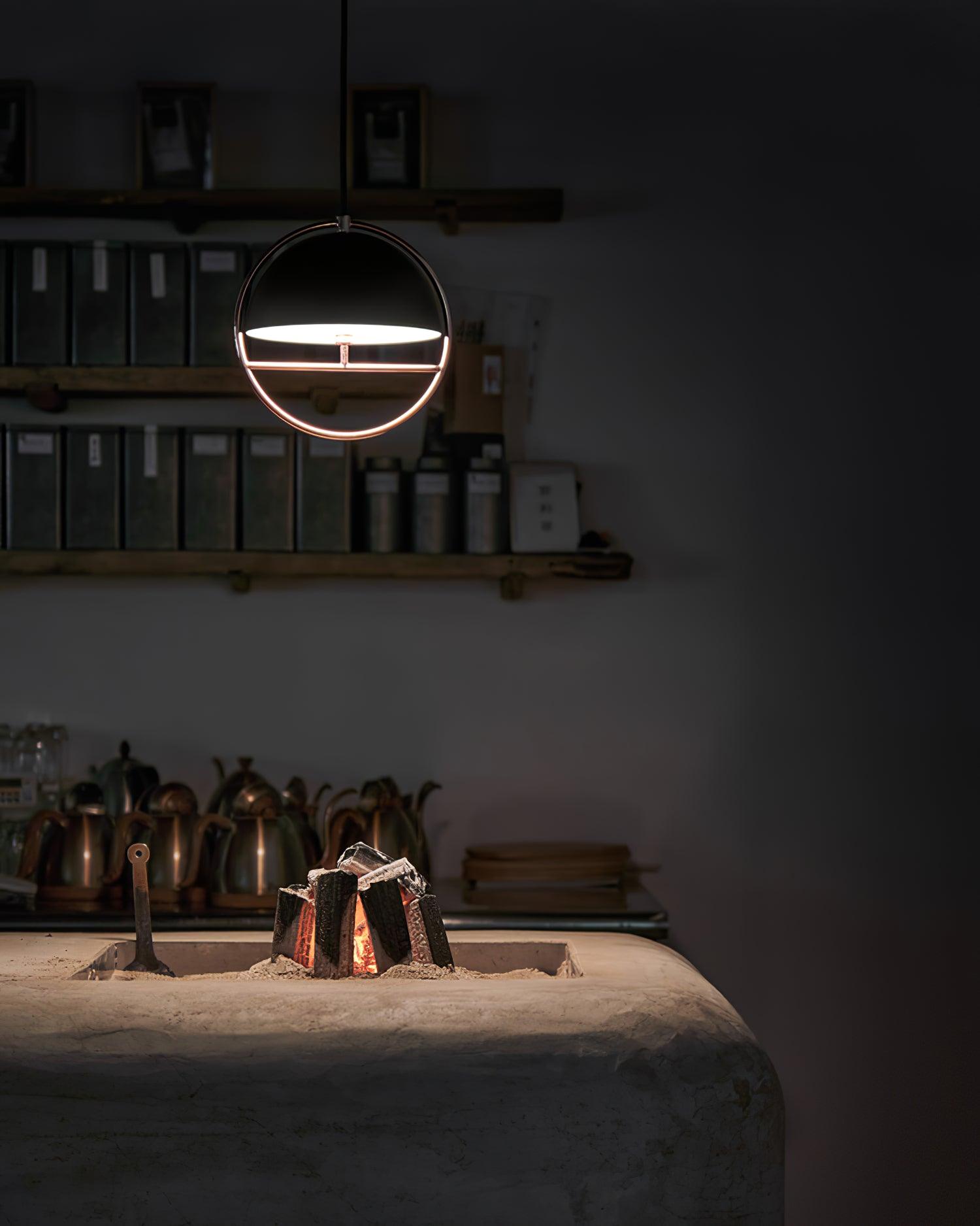 Zephira Lampe Pendante Acier Classique