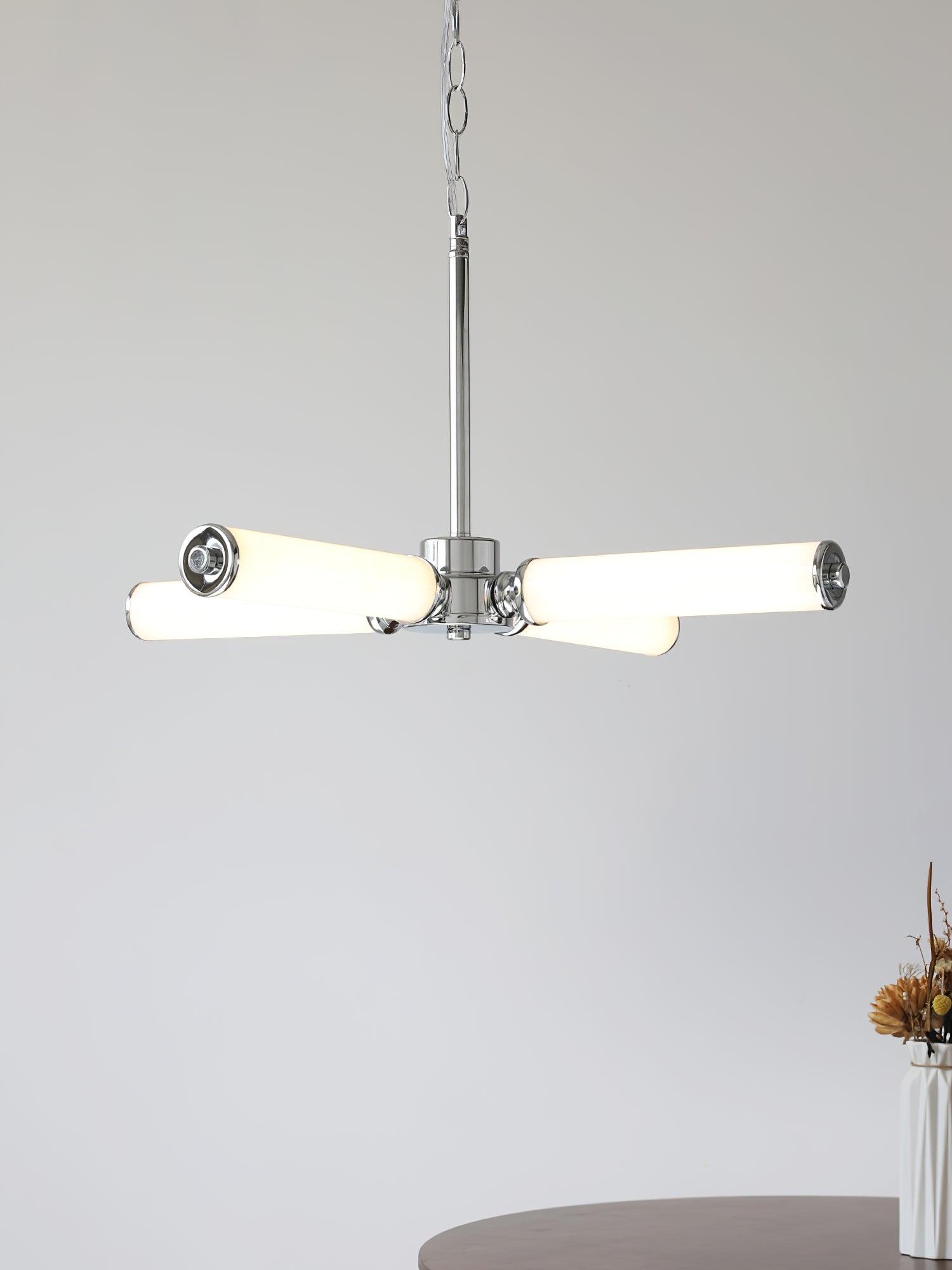 Zoliria Modern Minimalist LED Metal Glass Chandelier - Blowlighting