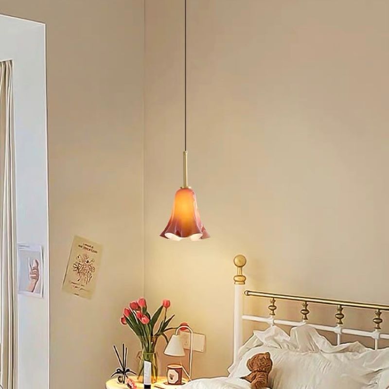 Arisha Vintage Simple Suspension Métal Verre Chambre à Coucher Salon