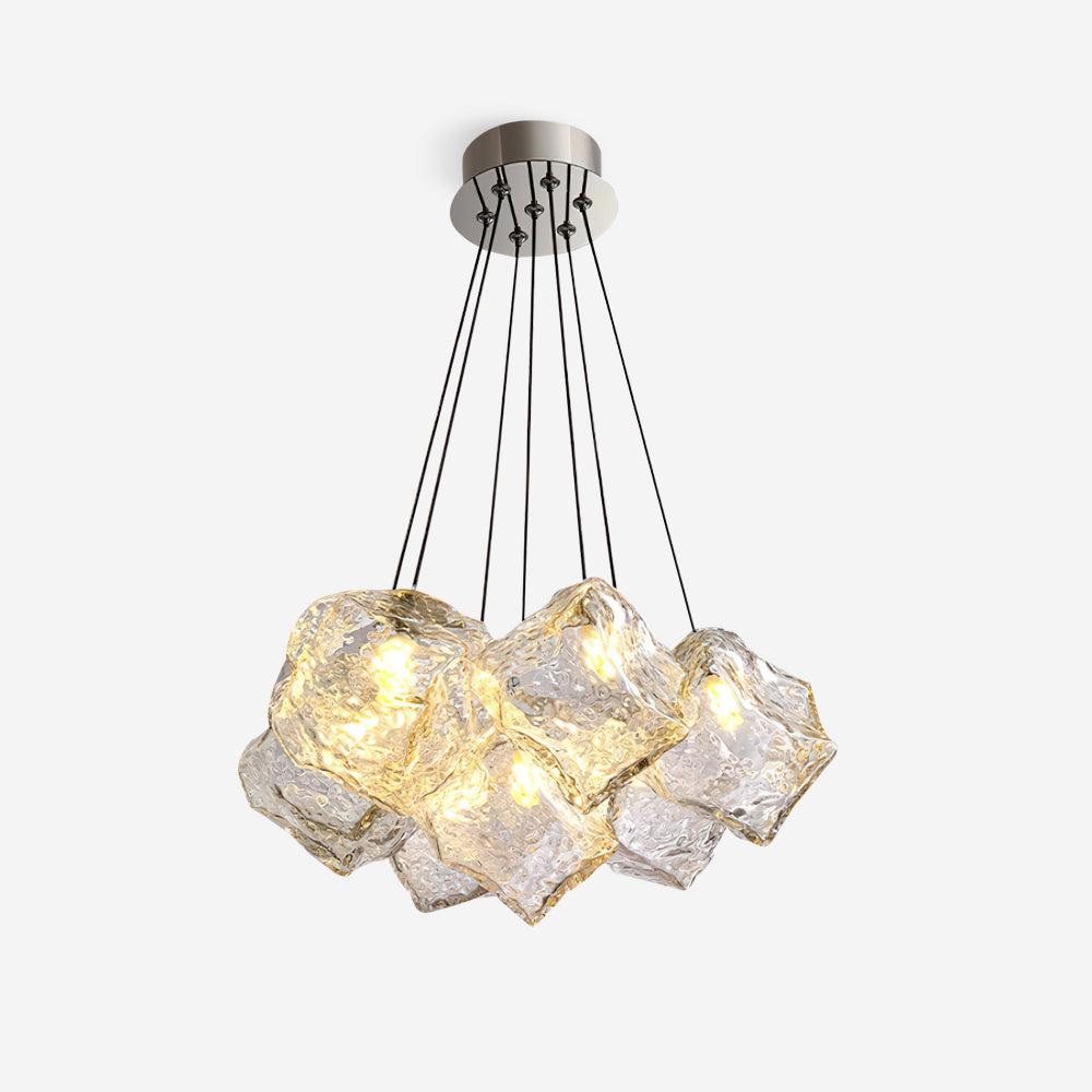 Pebine Clustered Glass Chandelier - Letslighting