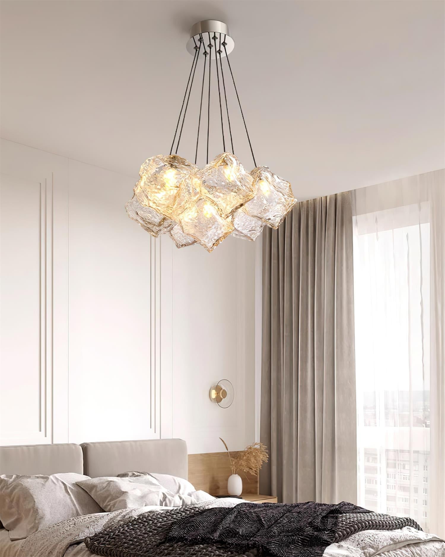 Pebine Clustered Glass Chandelier - Letslighting