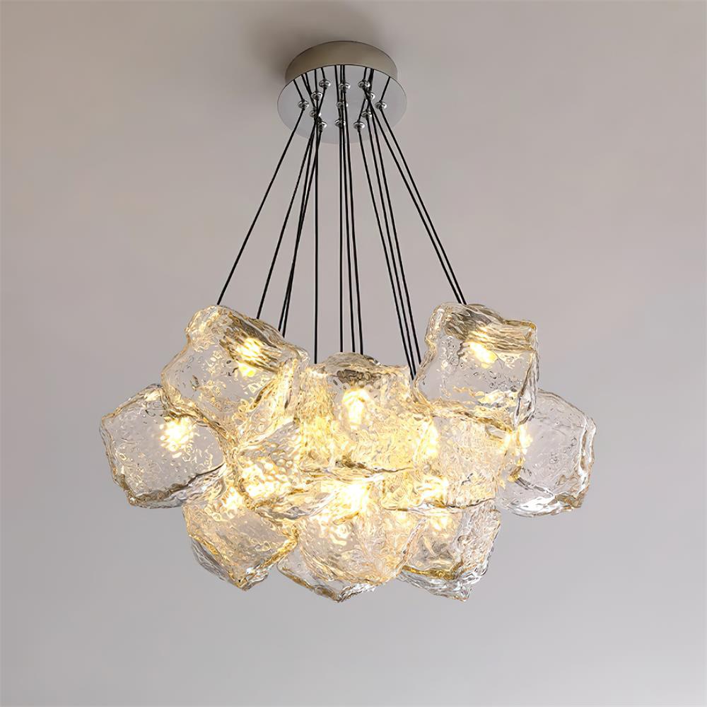 Pebine Clustered Glass Chandelier - Letslighting