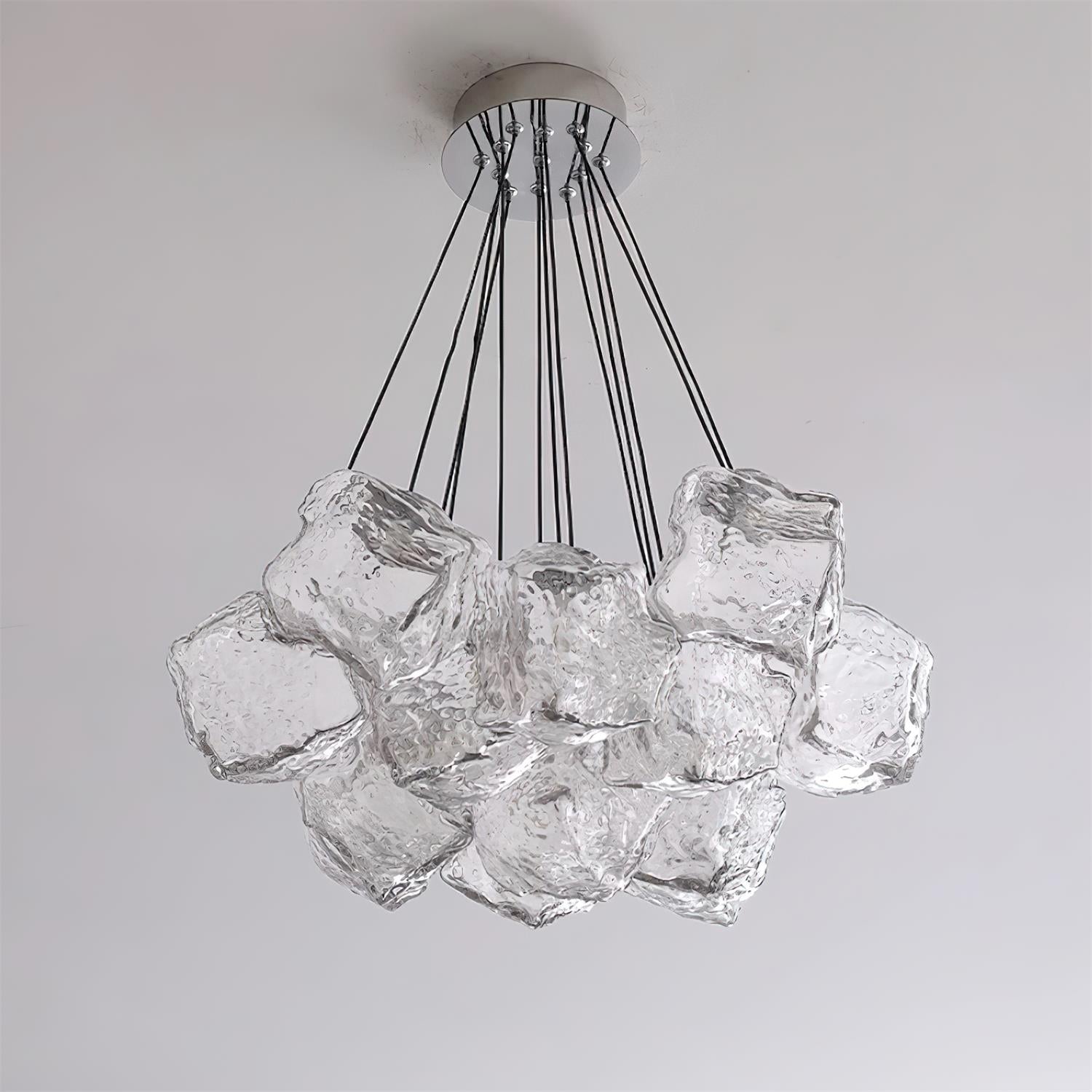 Pebine Clustered Glass Chandelier - Letslighting