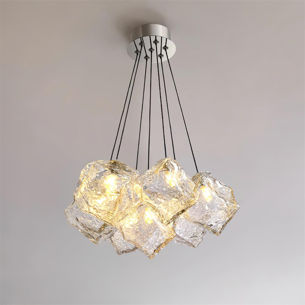 Pebine Clustered Glass Chandelier - Letslighting