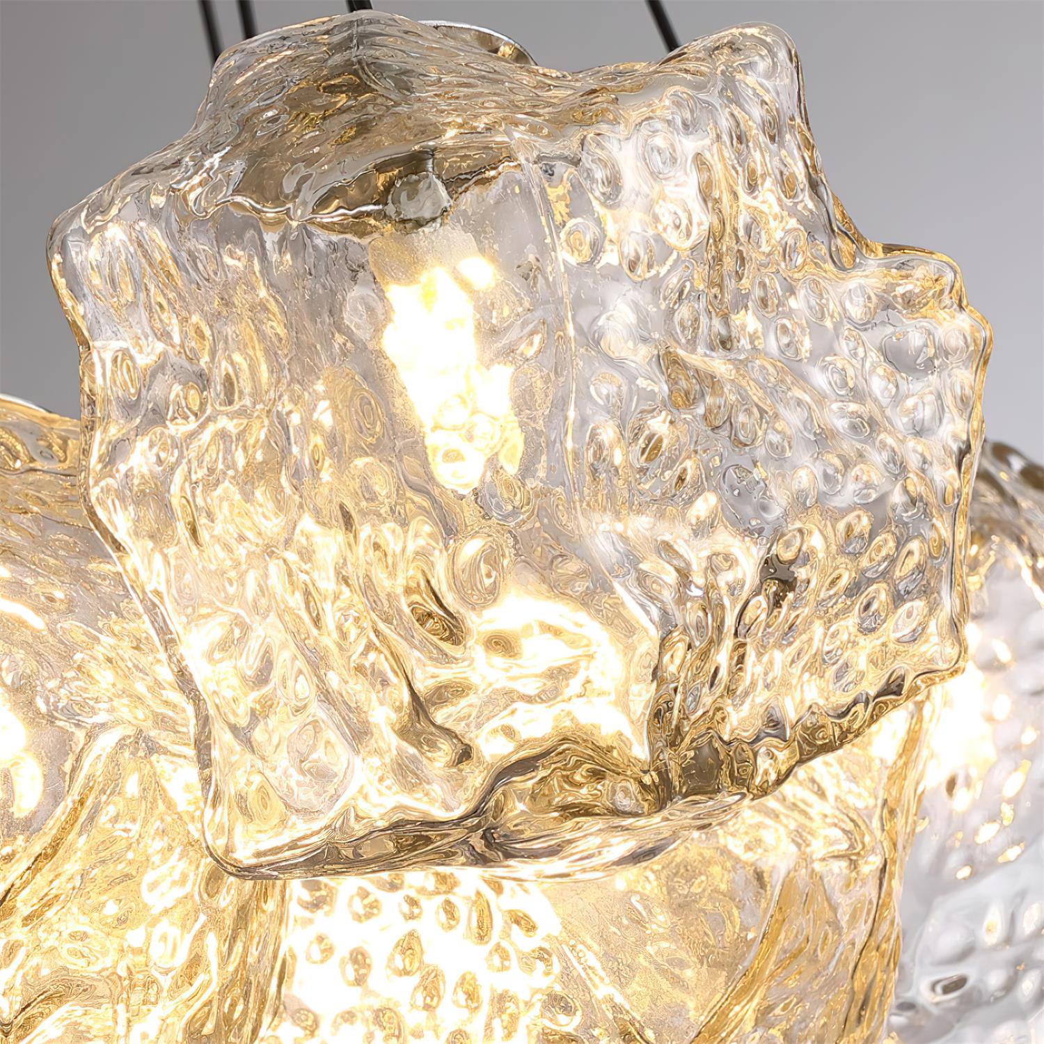 Pebine Clustered Glass Chandelier - Letslighting