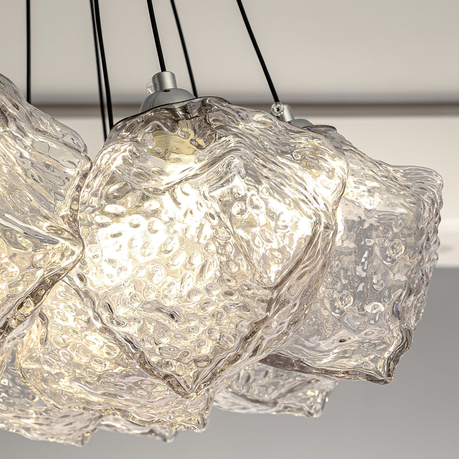 Pebine Clustered Glass Chandelier - Letslighting