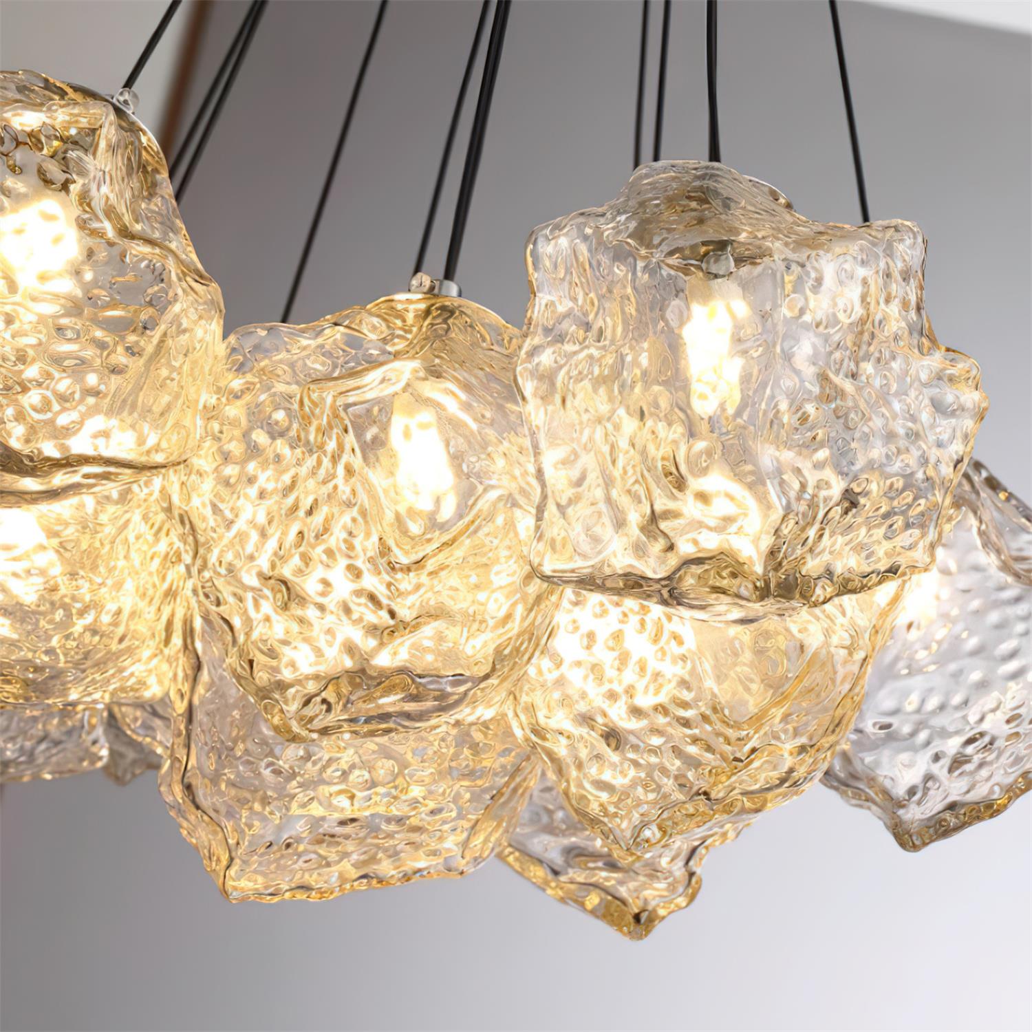 Pebine Clustered Glass Chandelier - Letslighting