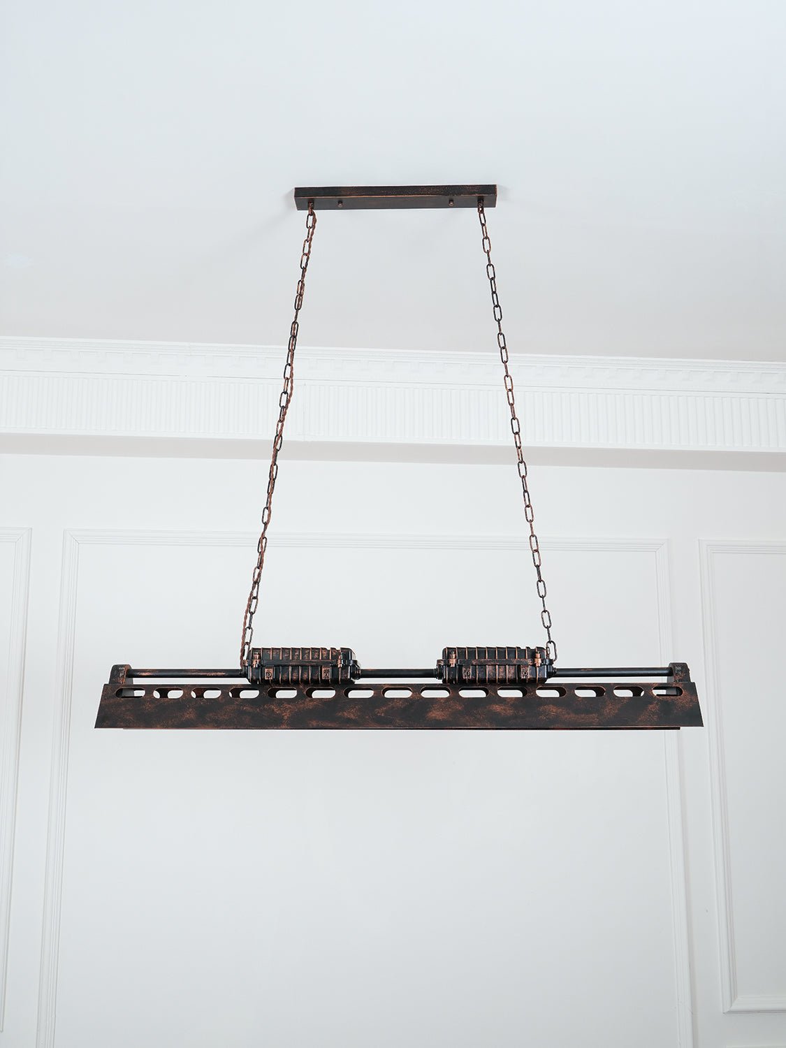 Industrial Steampunk Chandelier - Blowlighting