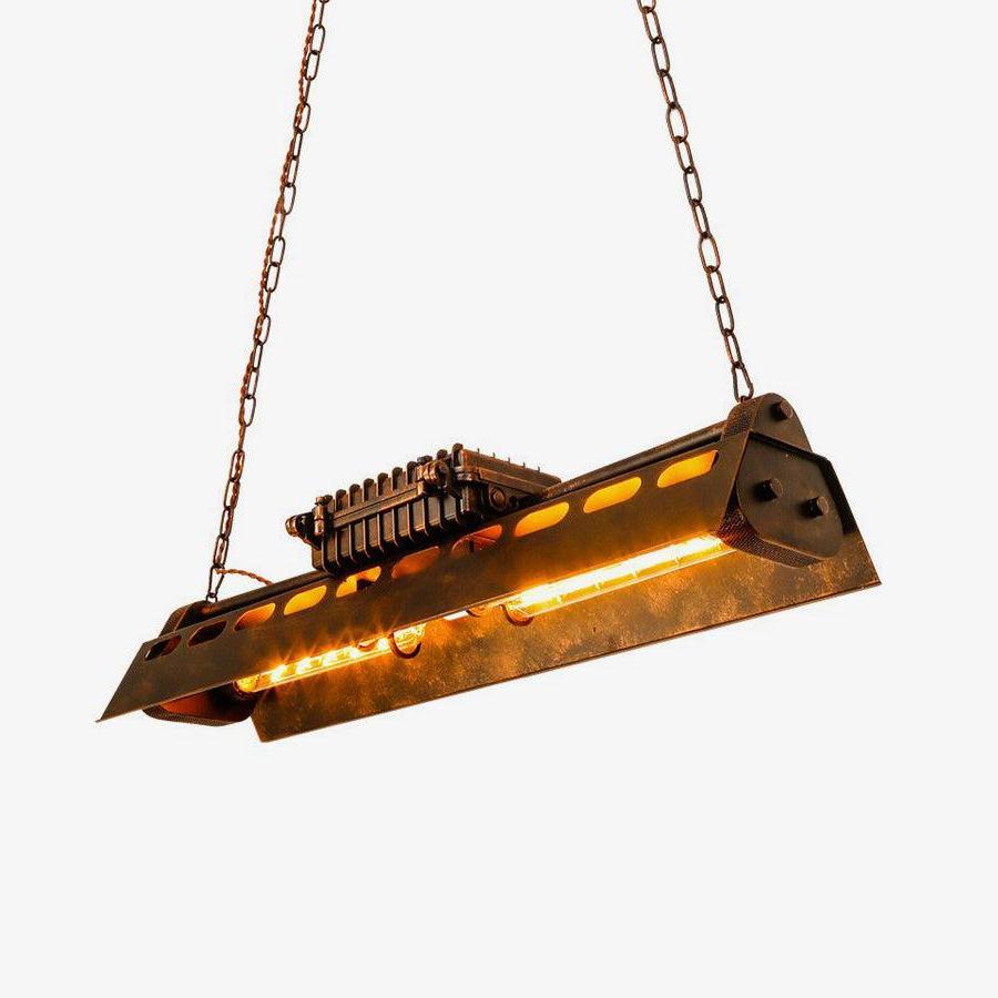 Industrial Steampunk Chandelier - Blowlighting