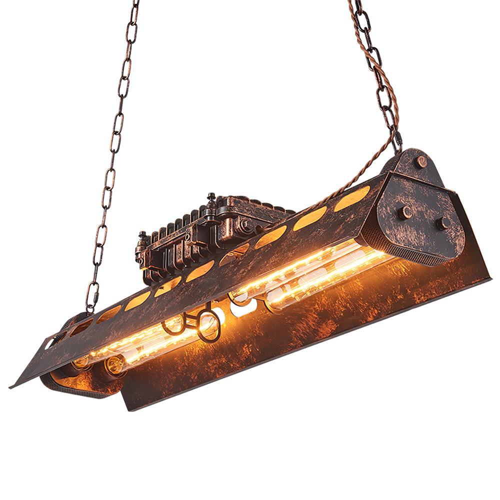 Industrial Steampunk Chandelier - Blowlighting
