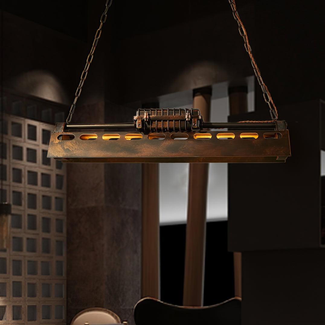 Industrial Steampunk Chandelier - Blowlighting