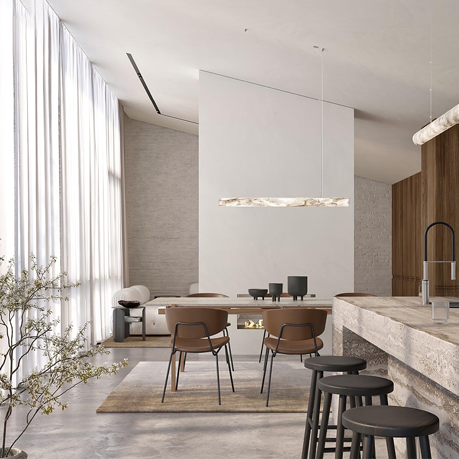 Luste Alabaster Closed-loop Pendant Light Chandelier - Letslighting