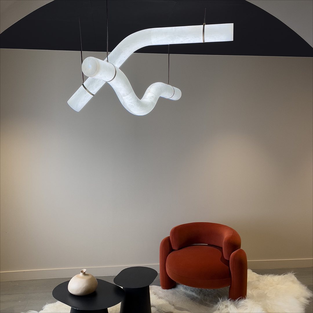 Luste Alabaster Closed-loop Pendant Light Chandelier - Letslighting