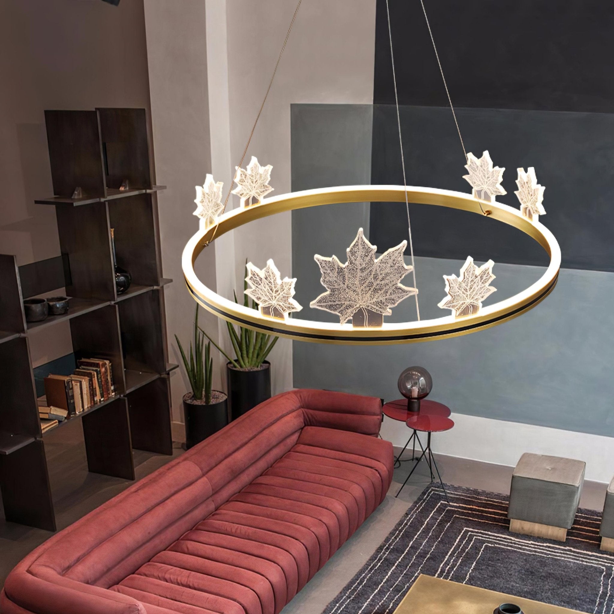 Ion Leaf Chandelier - Blowlighting