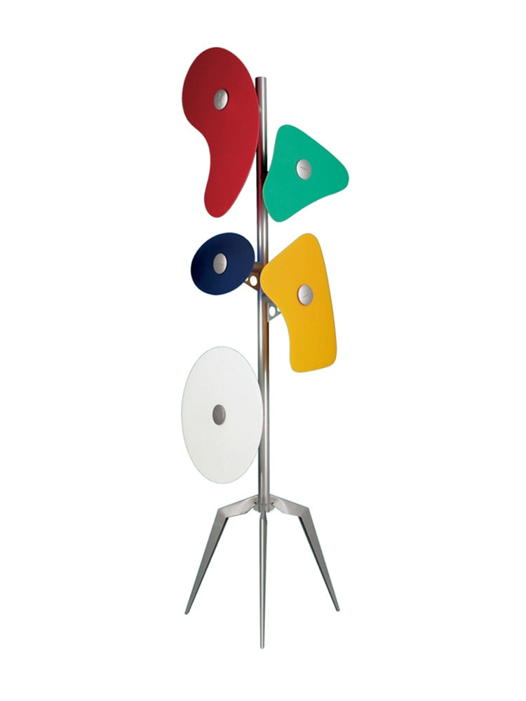 Valentina Lampadaire Design Géométrique Coloré, Métal/Résine, Salon