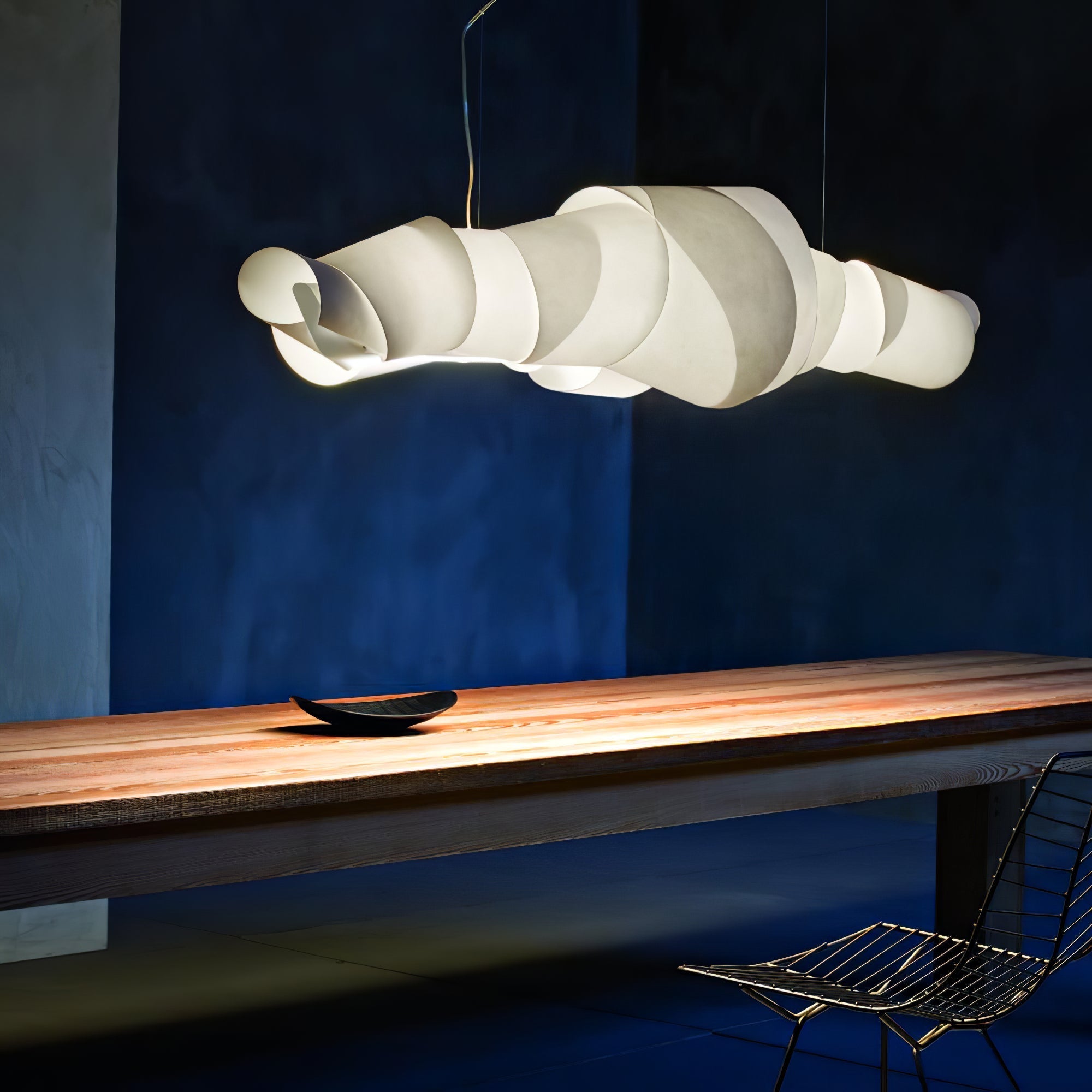 Ribbon Playful PVC Chandelier - Blowlighting