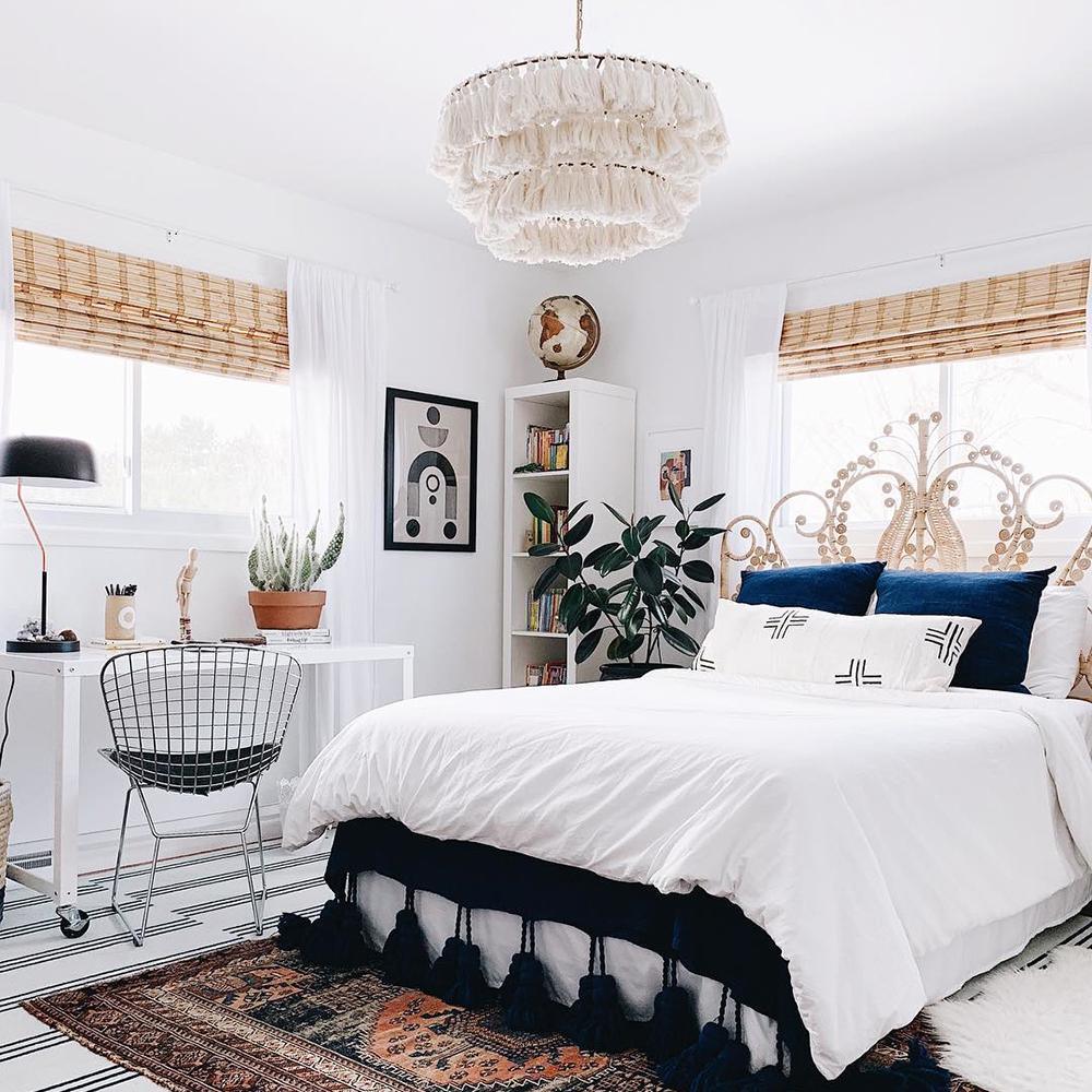 Lustra Chandelier Pink Bohemian Chic - Letslighting