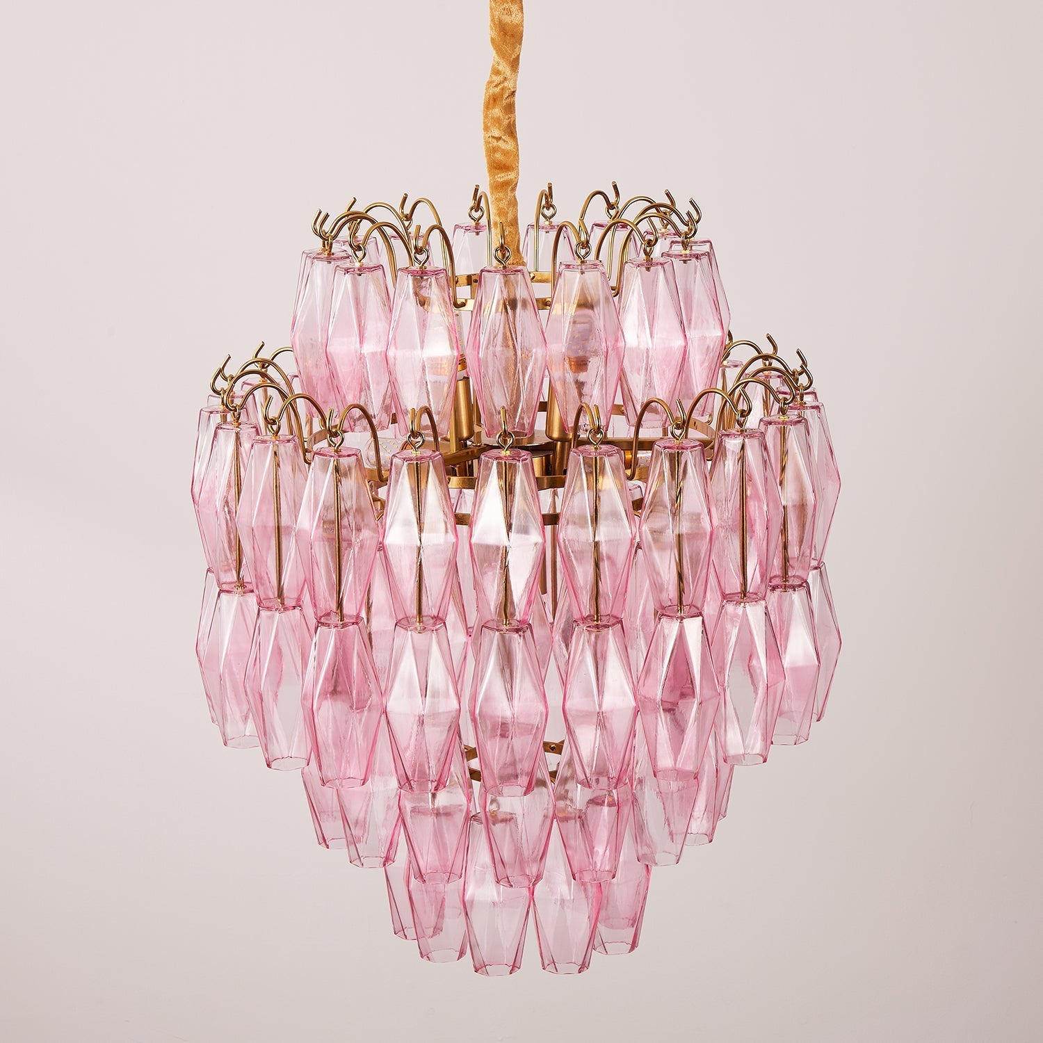 Kaelis Chandelier Tiered Prism Cascade - Letslighting