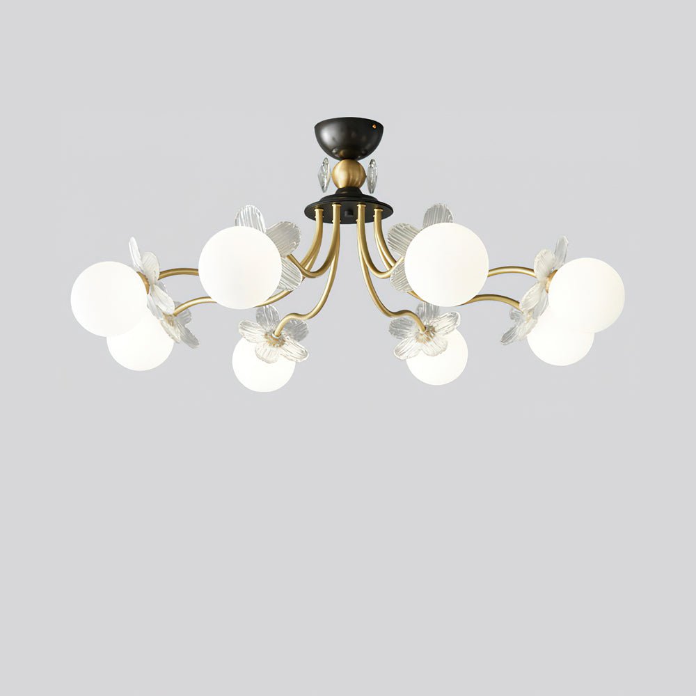 Blossom Flower Glass Chandelier - Blowlighting