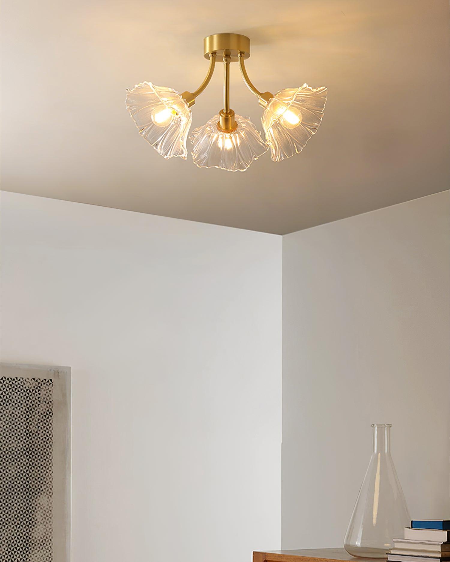 Kalin Flower Glass Ceiling Lamp - Blowlighting