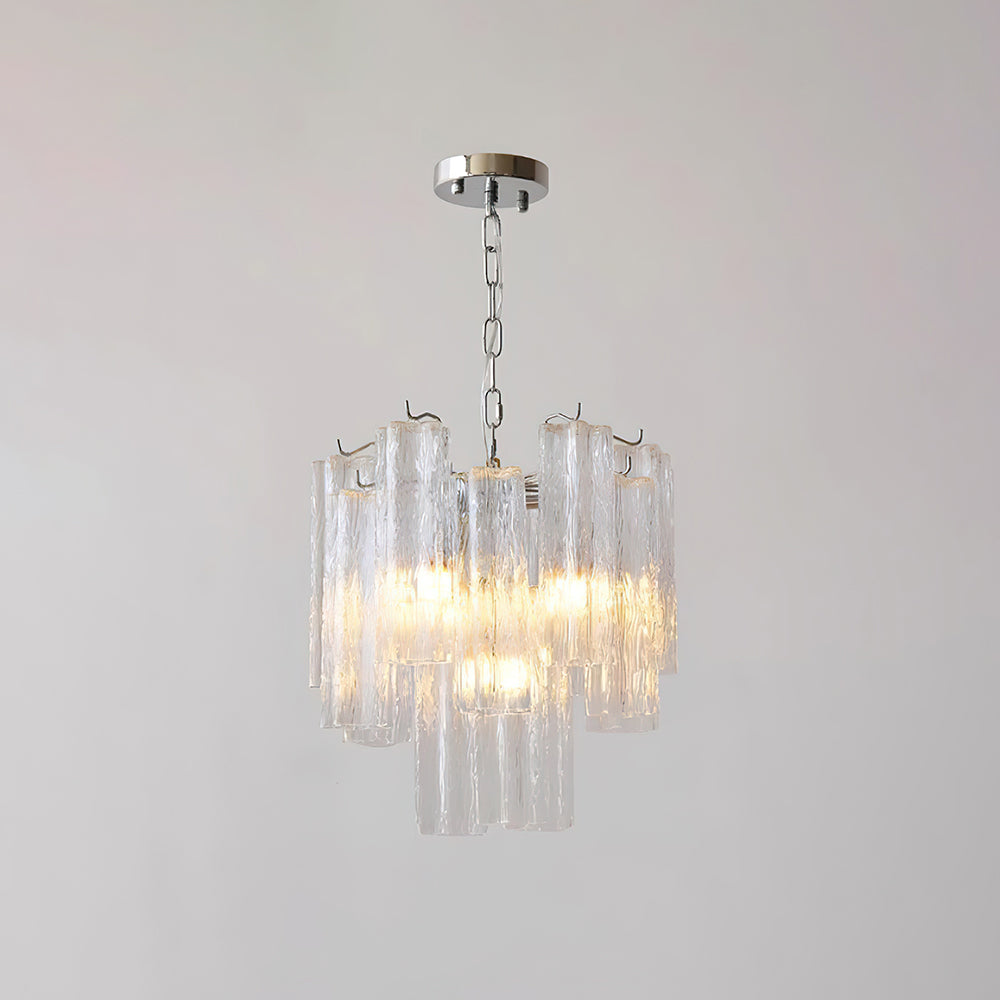 Kamenicky Chandelier Cascading Glass Tiers - Letslighting