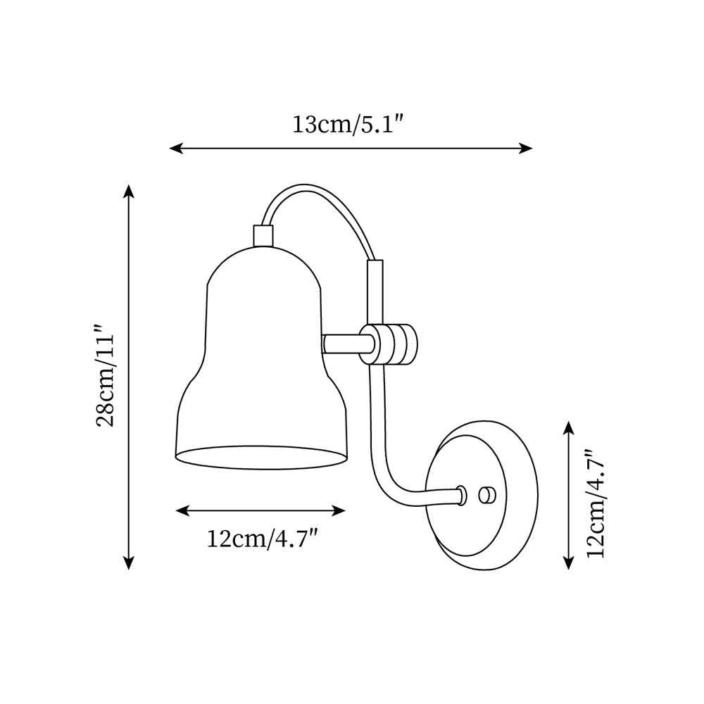 Kari Wall Lamp Retro Bell - Letslighting