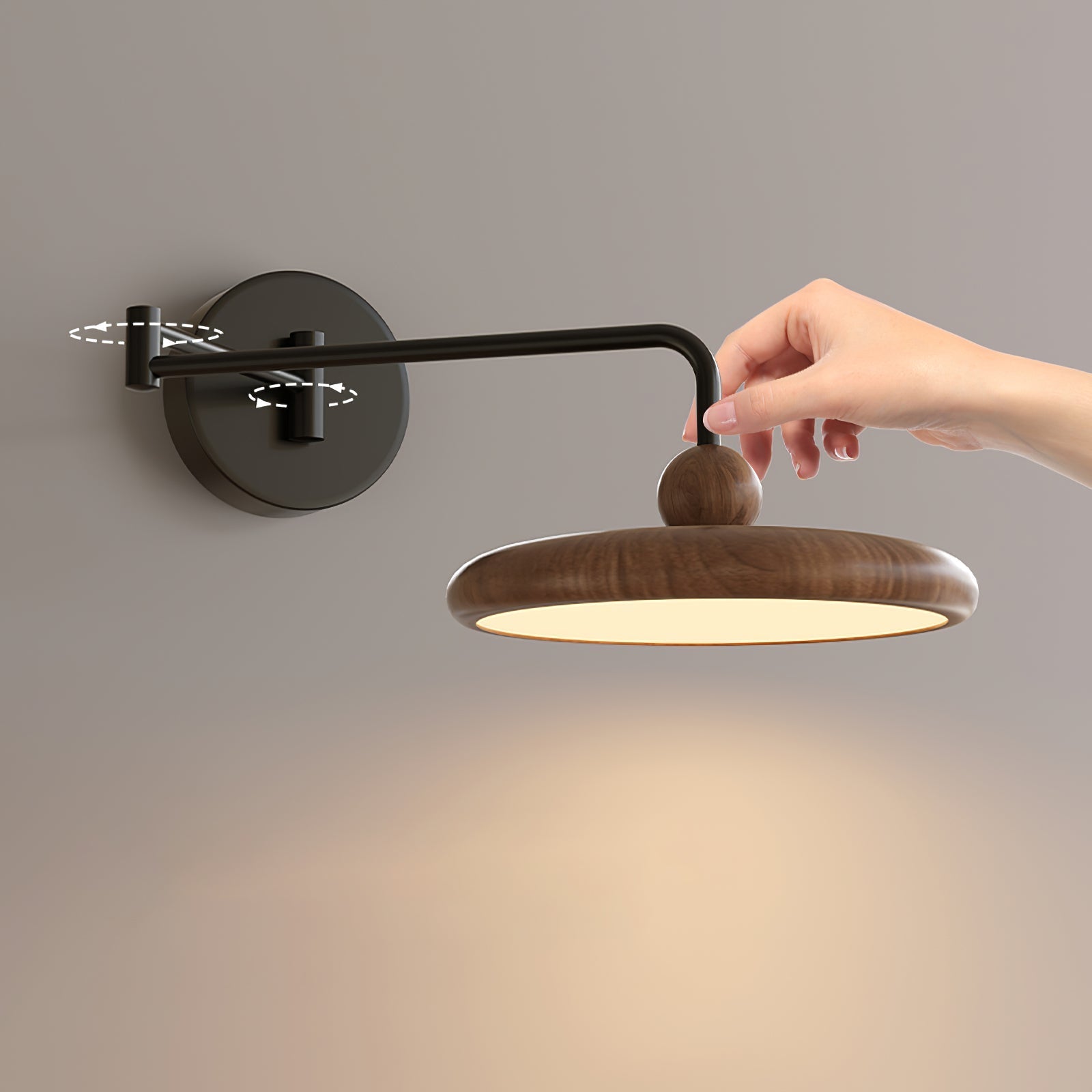 Arden Adjustable Plug-In /Hardwire Wall Lamp - Letslighting