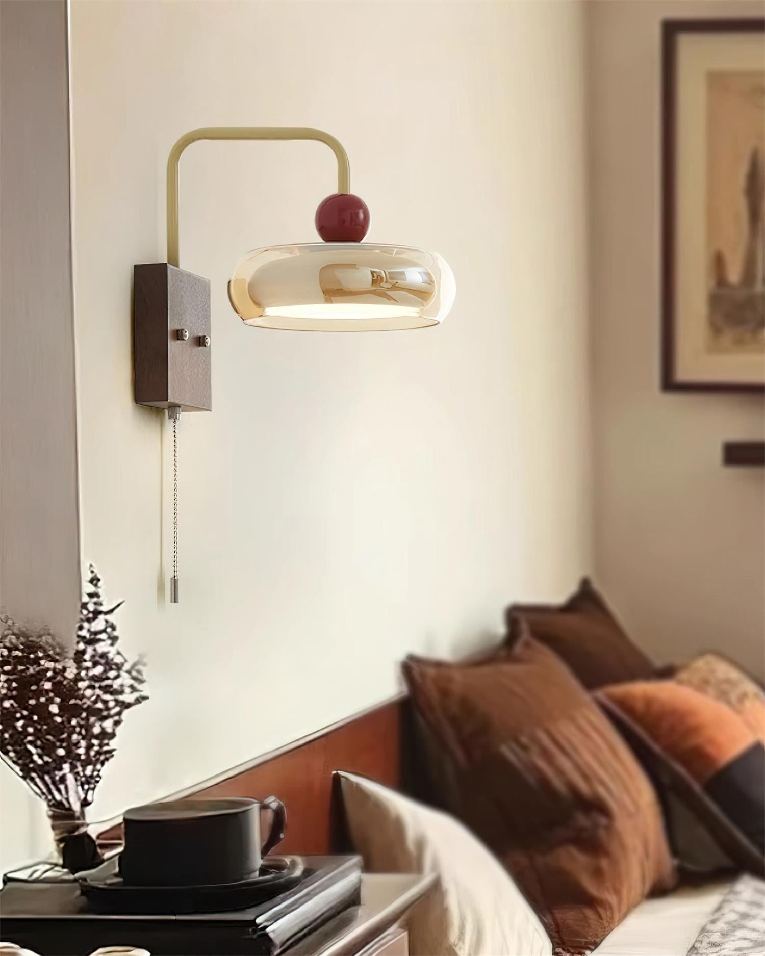 Eplio Retro & Glass Wall Lamp - Letslighting