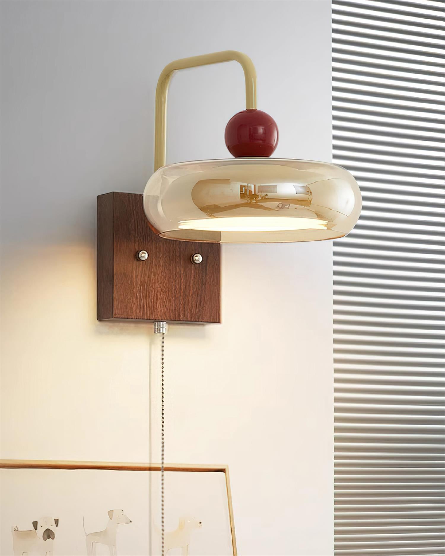 Eplio Retro & Glass Wall Lamp - Letslighting