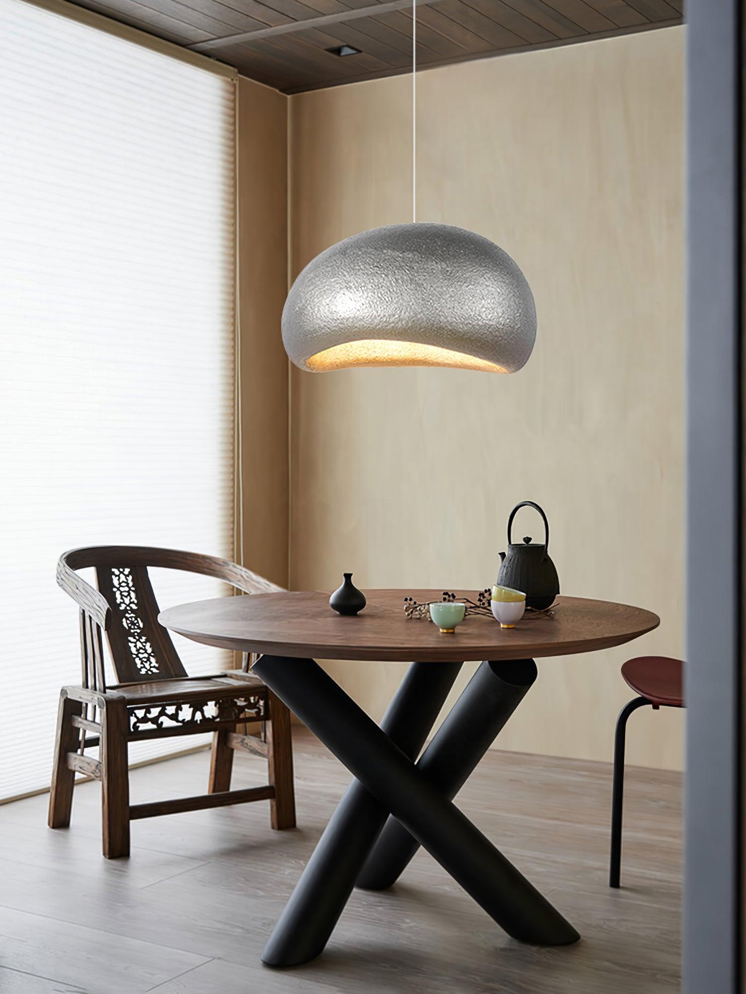 Pendant Lamp Pebble Inspired Organic Form Soft Glow Modern Artistic - Letslighting