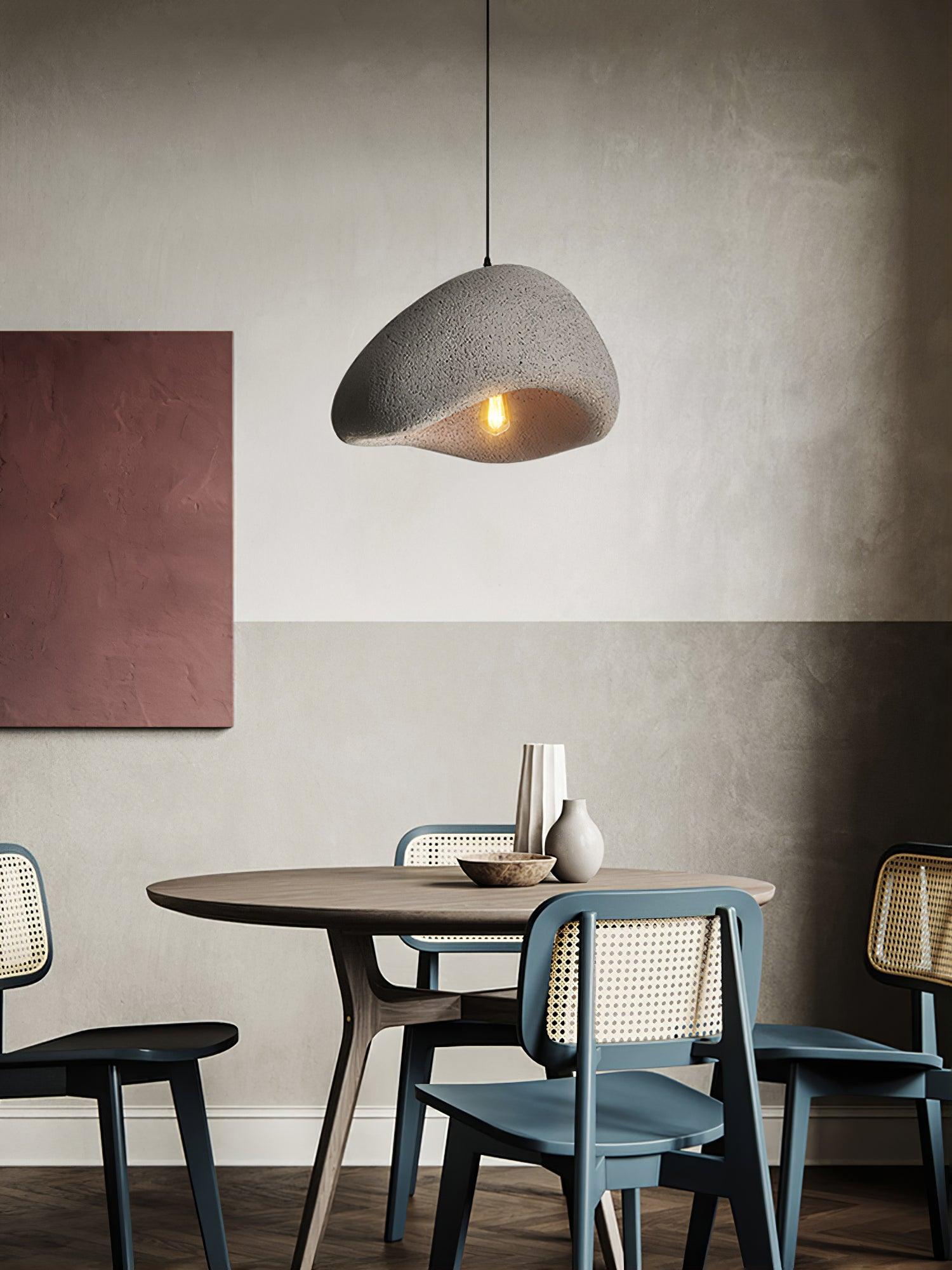 Pendant Lamp Organic Curved Shade Soft Texture Modern Artistic - Letslighting