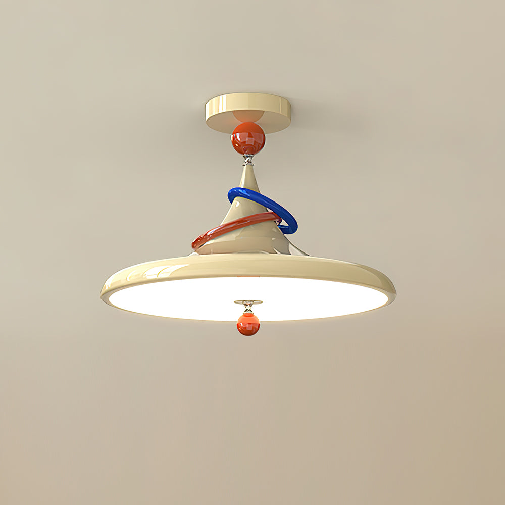 Kivra Retro-Futuristic Cone Ceiling Lamp - Letslighting
