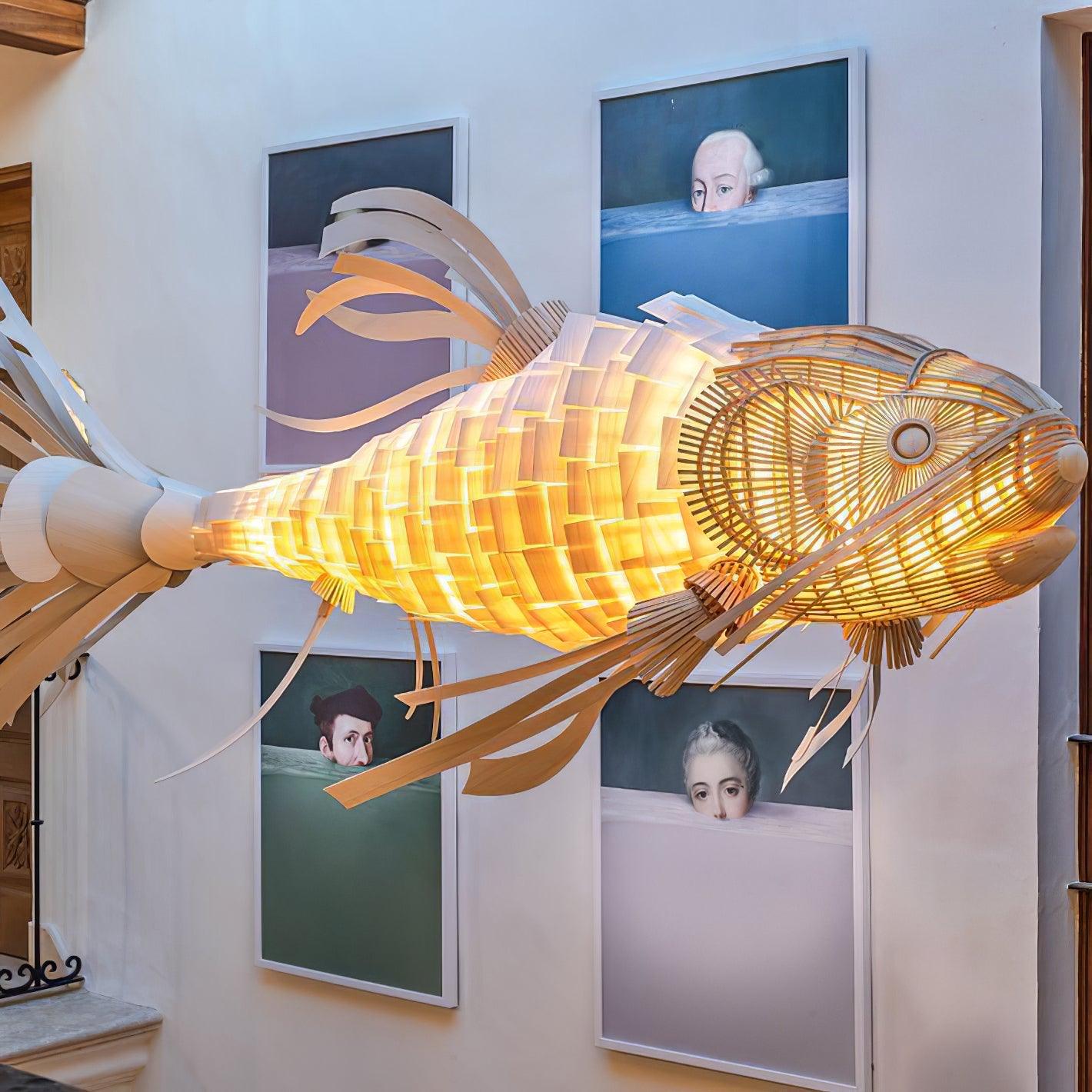 Koi Chandelier - Blowlighting