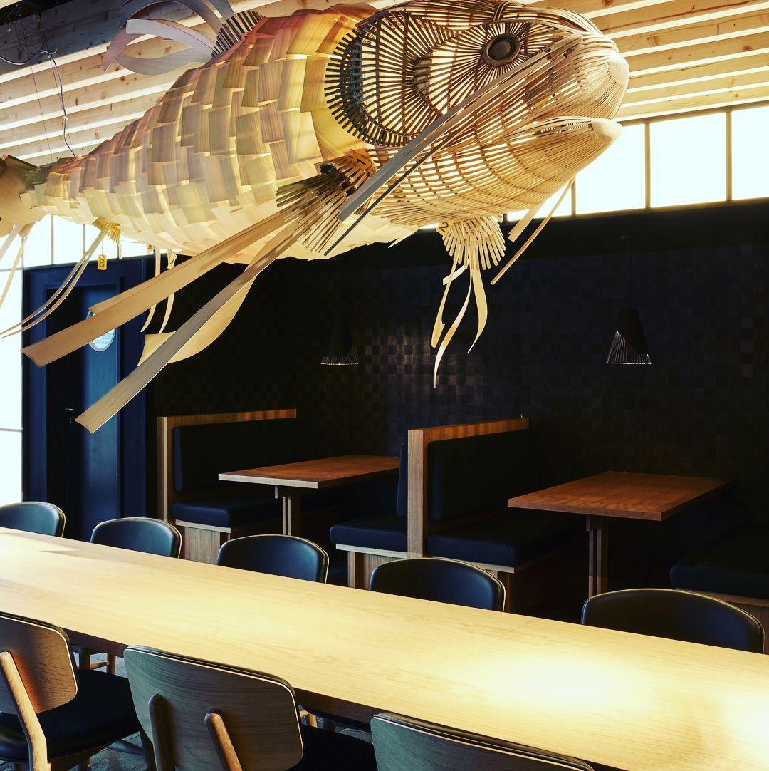 Koi Chandelier - Blowlighting