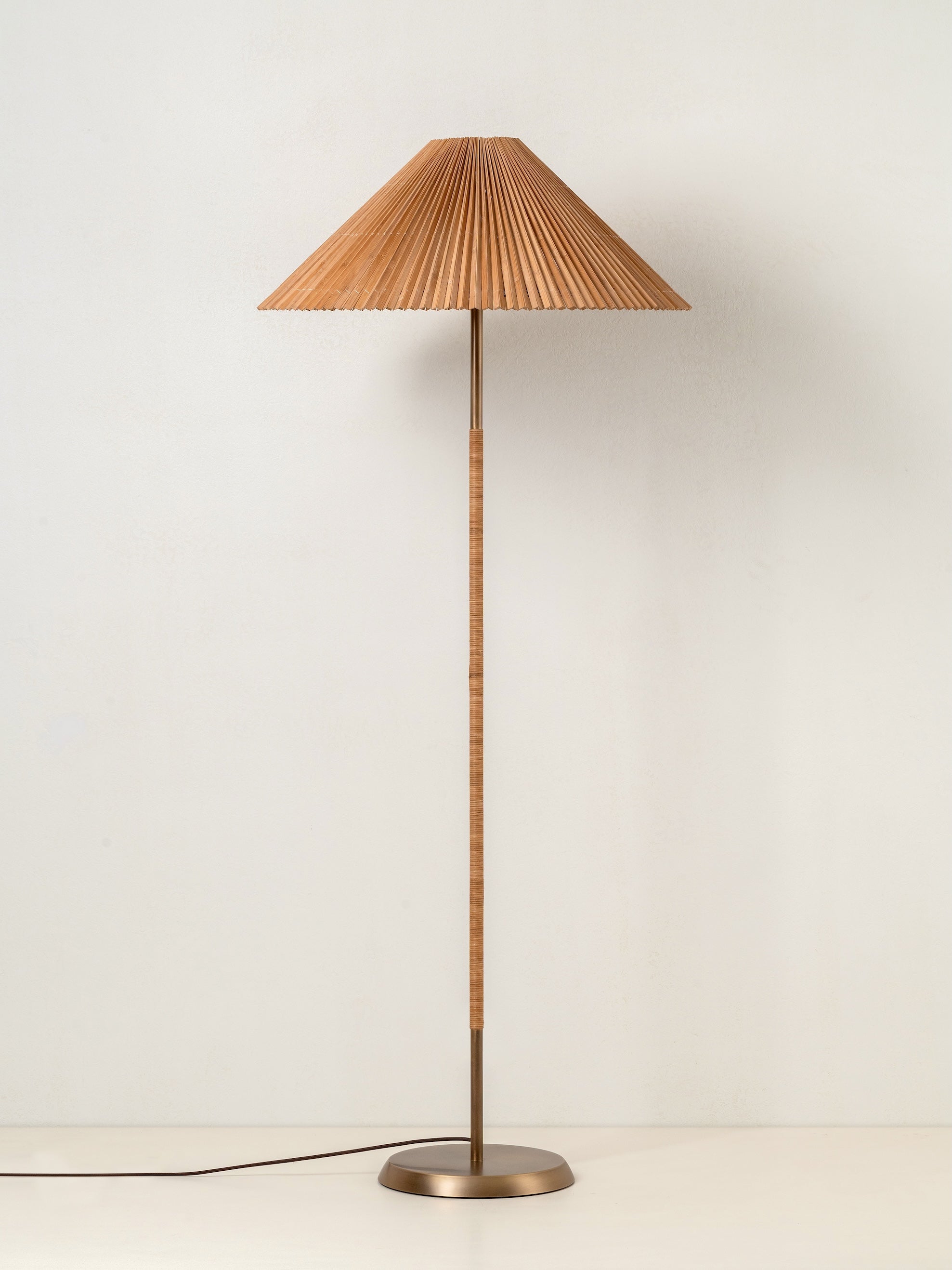 Parker Lampadaire Minimaliste en Bambou