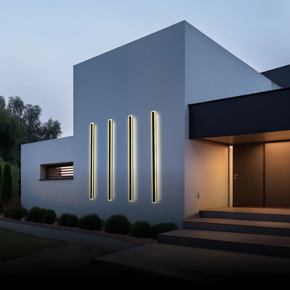 Ray Moderne LED Applique Murale Extérieure  Noir