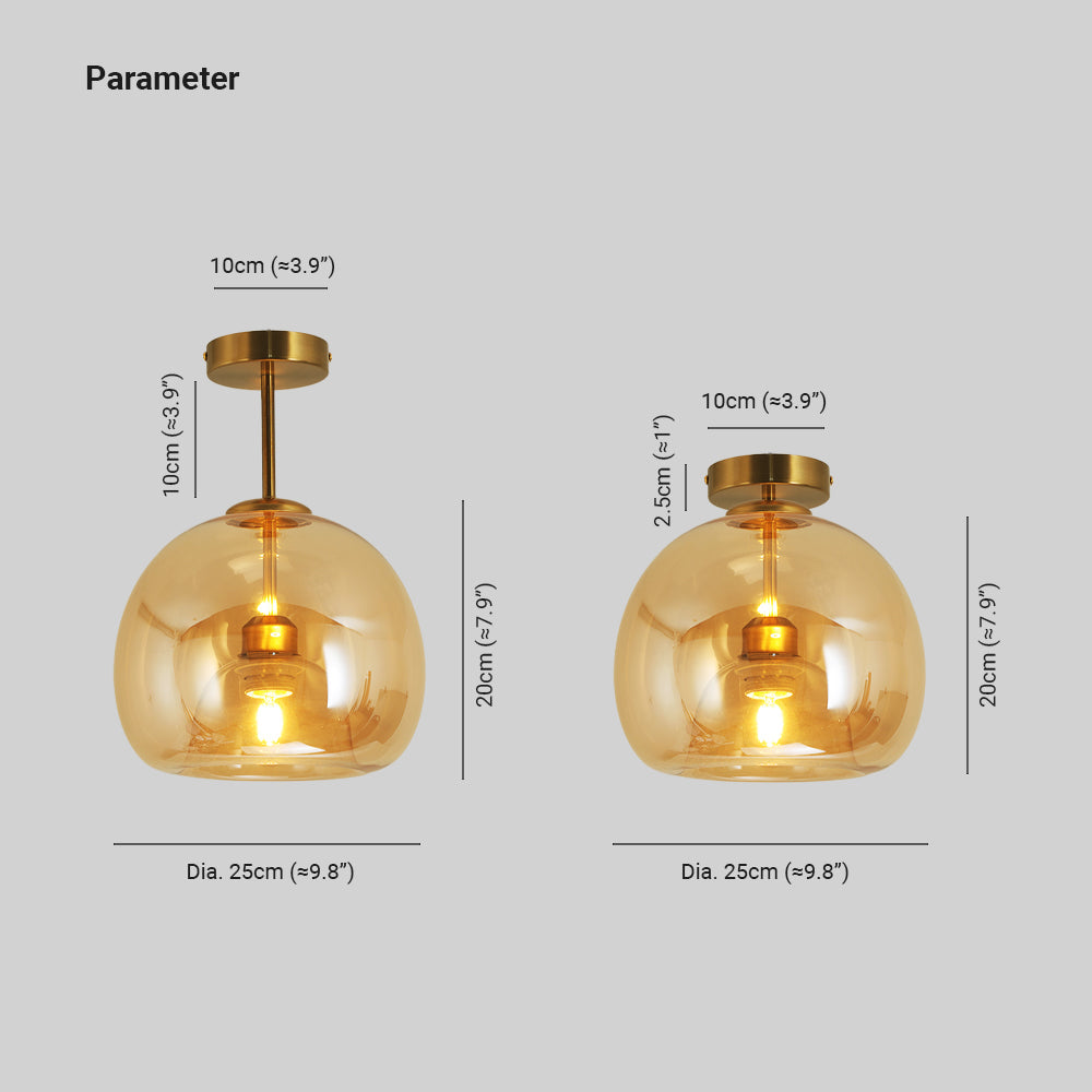 Valentina Plafonnier/Suspension Boule Minimaliste