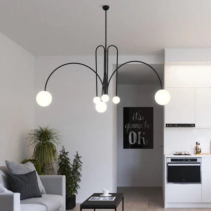 Lustra Chandelier Globe Moderne