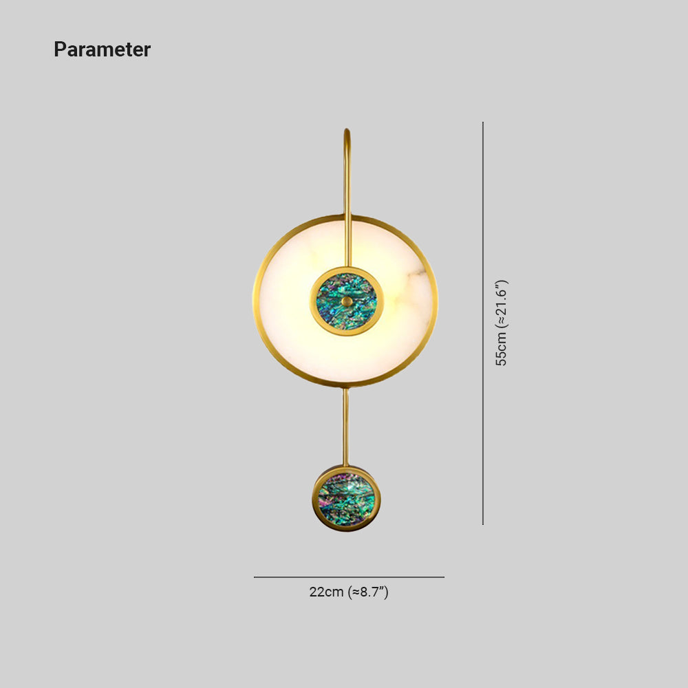 Arisha Applique murale de couleur Lumière pour allée d'escalier de luxe Lampe créative