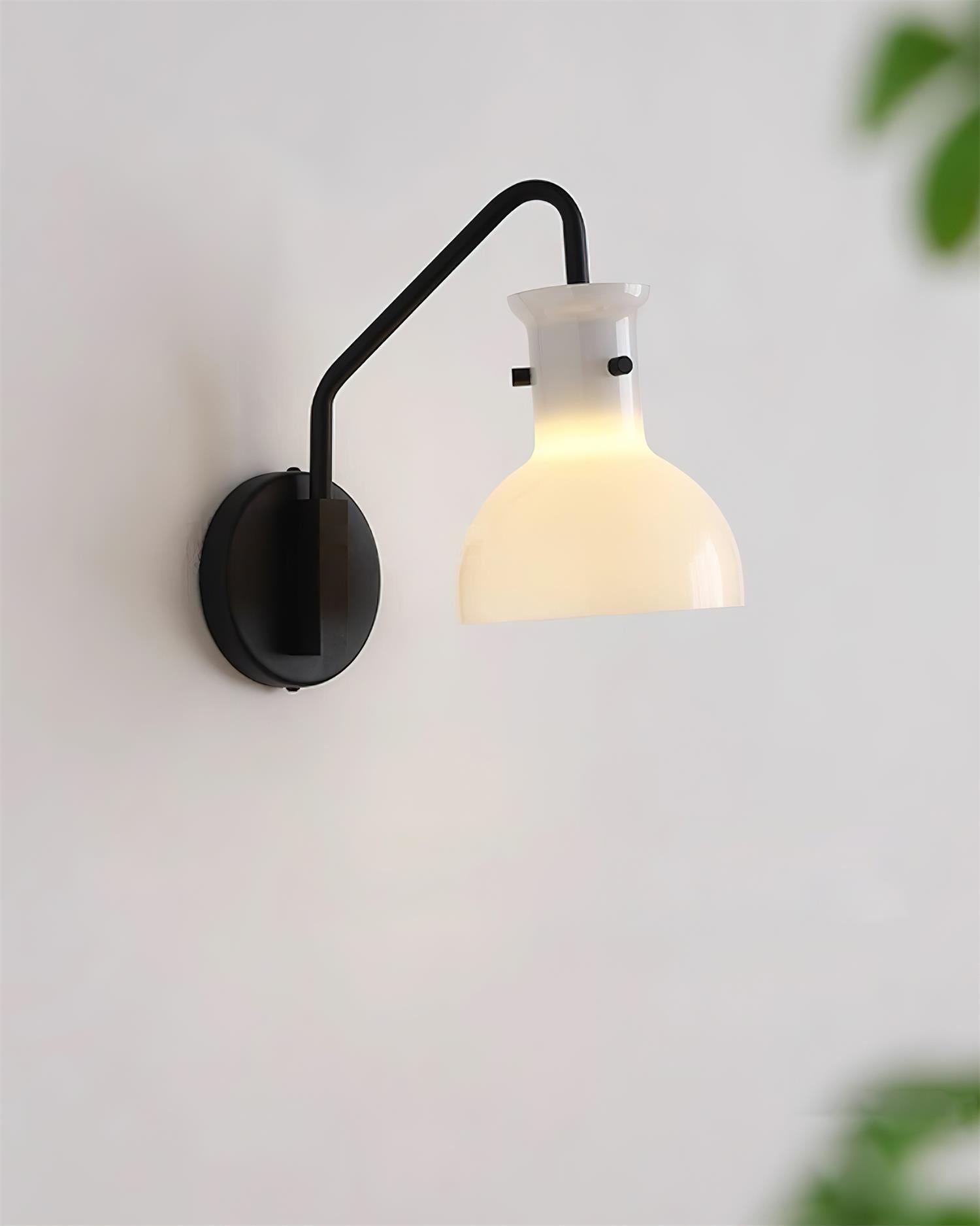 Laito Wall Lamp Curved Glass - Letslighting
