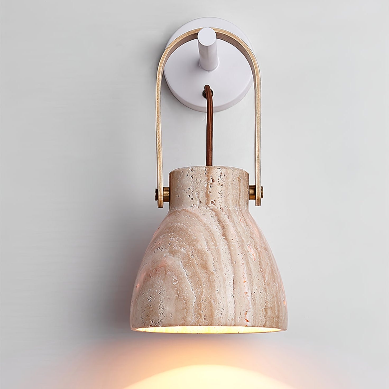 Travertine Lantern Wall Light - Letslighting