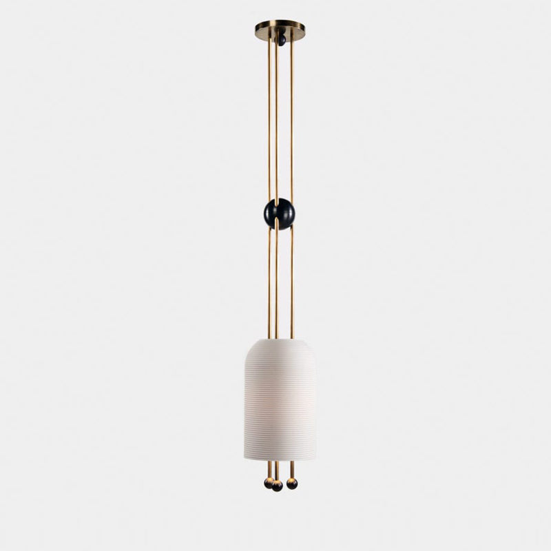 Ucaryra Premium Elegance Metal Glass Lantern Pendant Lamp - Lamp Copper