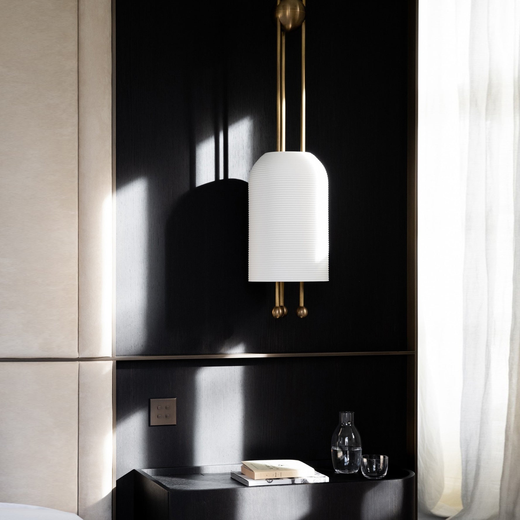 Ucaryra Premium Elegance Metal Glass Lantern Pendant Lamp - Lamp Copper