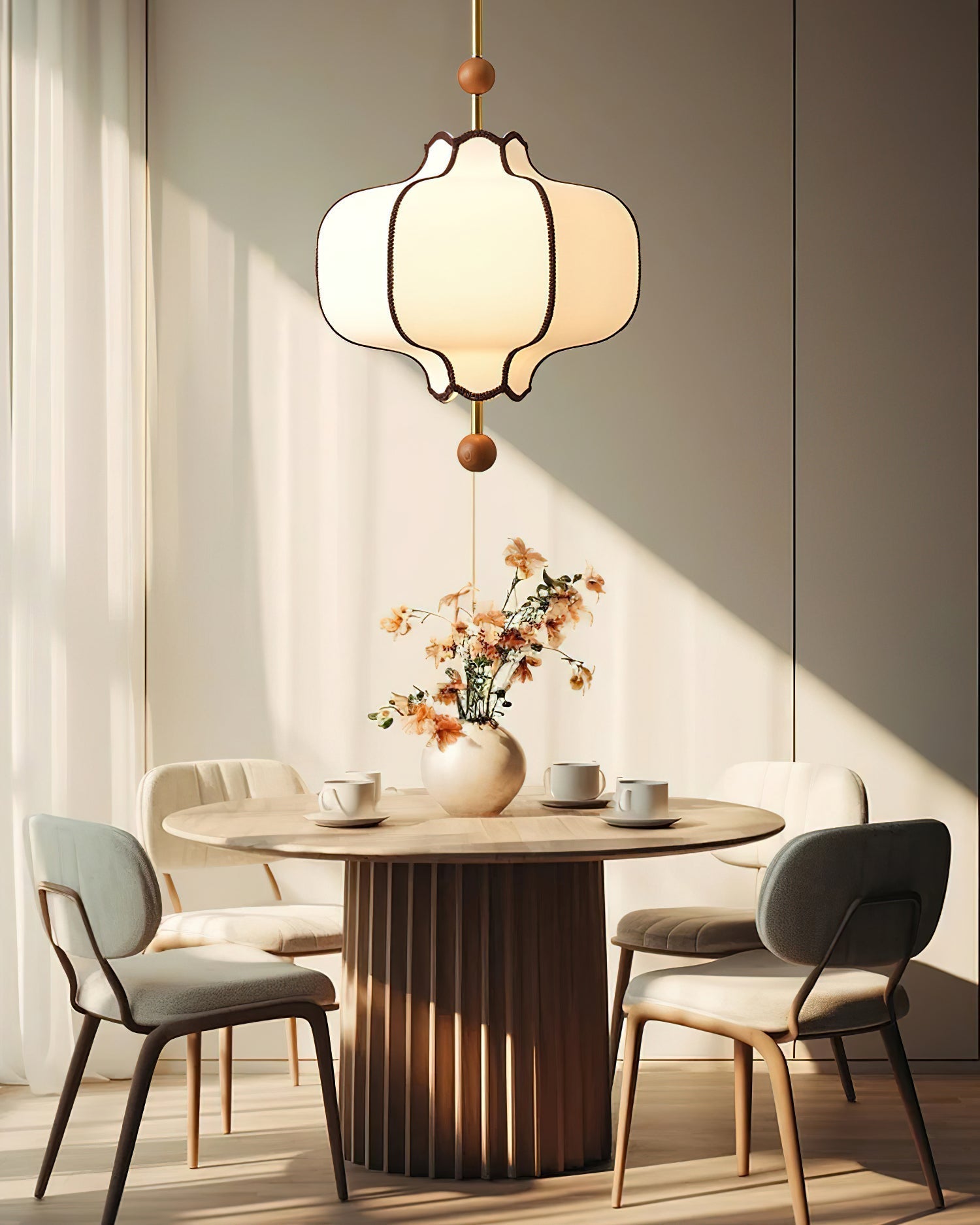 Lantern Fabric Pendant Light - Blowlighting