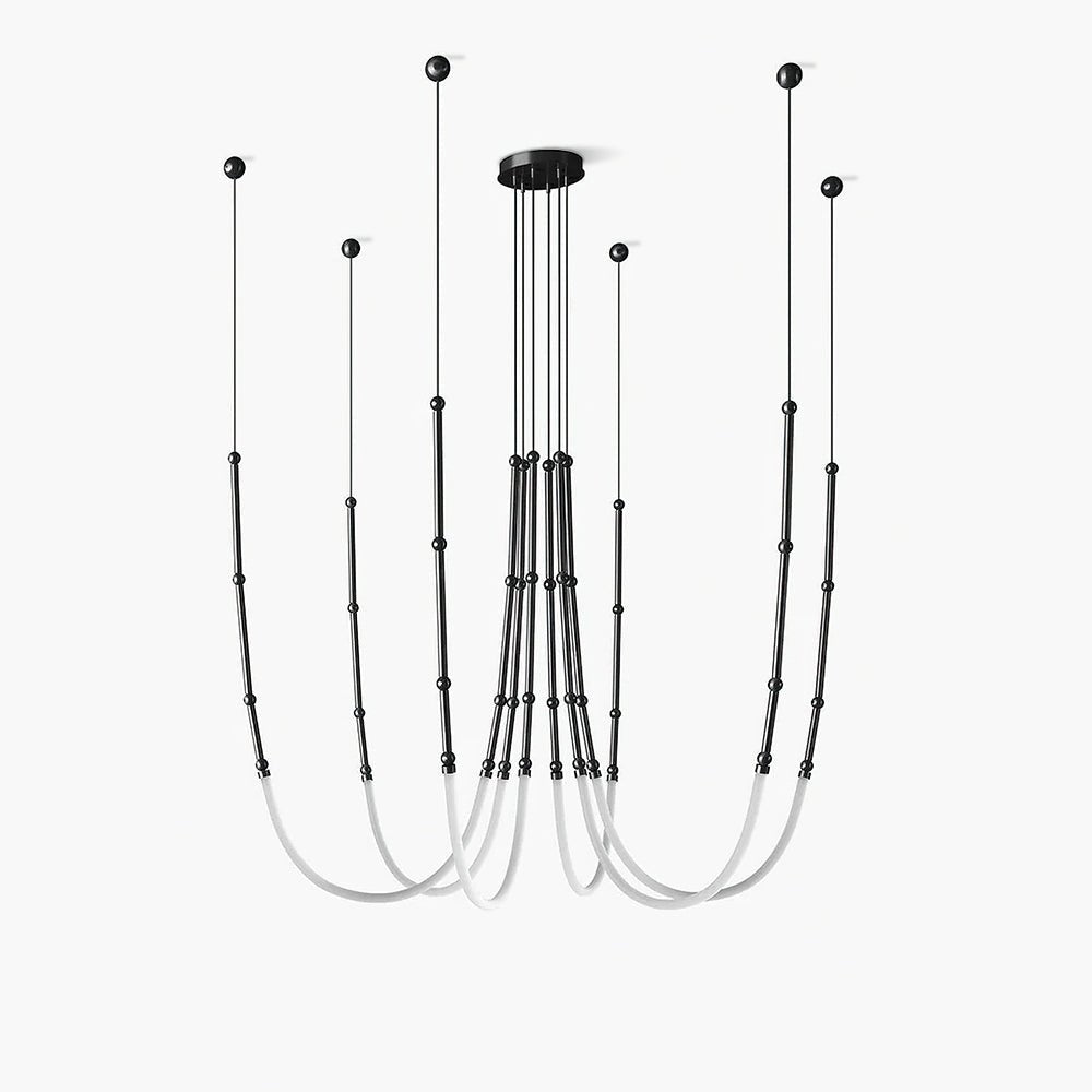 Lustra Chandelier Leda LED Flexible Modern Sculptural - Letslighting