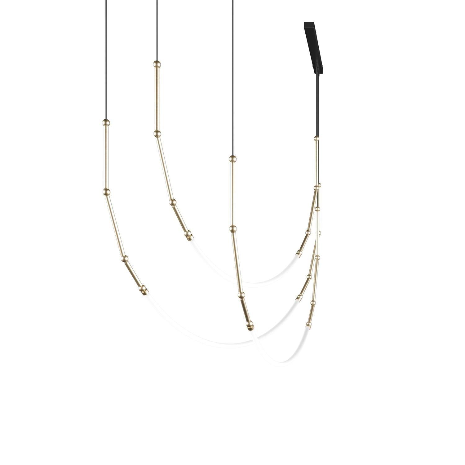 Lustra Chandelier Leda LED Flexible Modern Sculptural - Letslighting