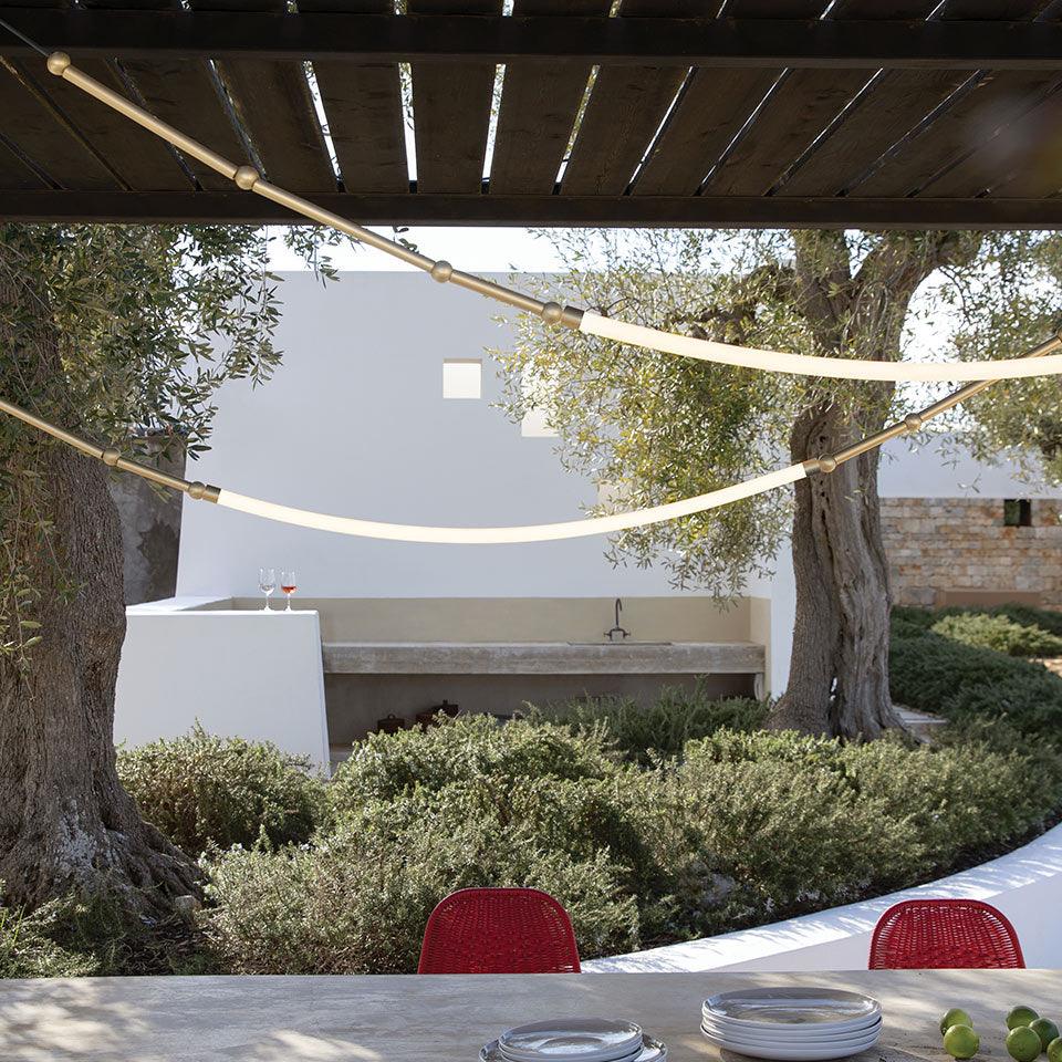 Lustra Chandelier Leda LED Flexible Modern Sculptural - Letslighting